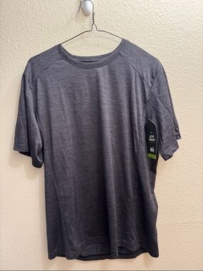 REI Men's Short Sleeve Crew Tee - Charcoal
